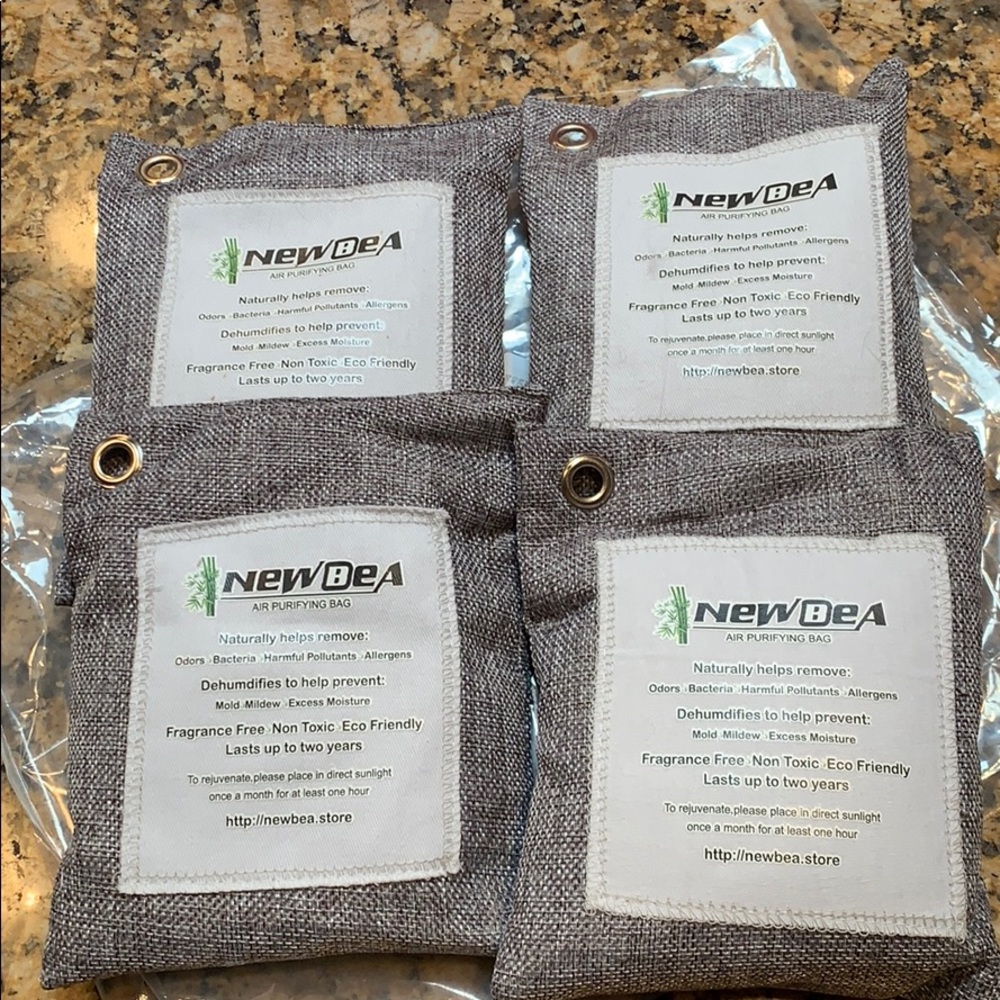 Air purifying bags